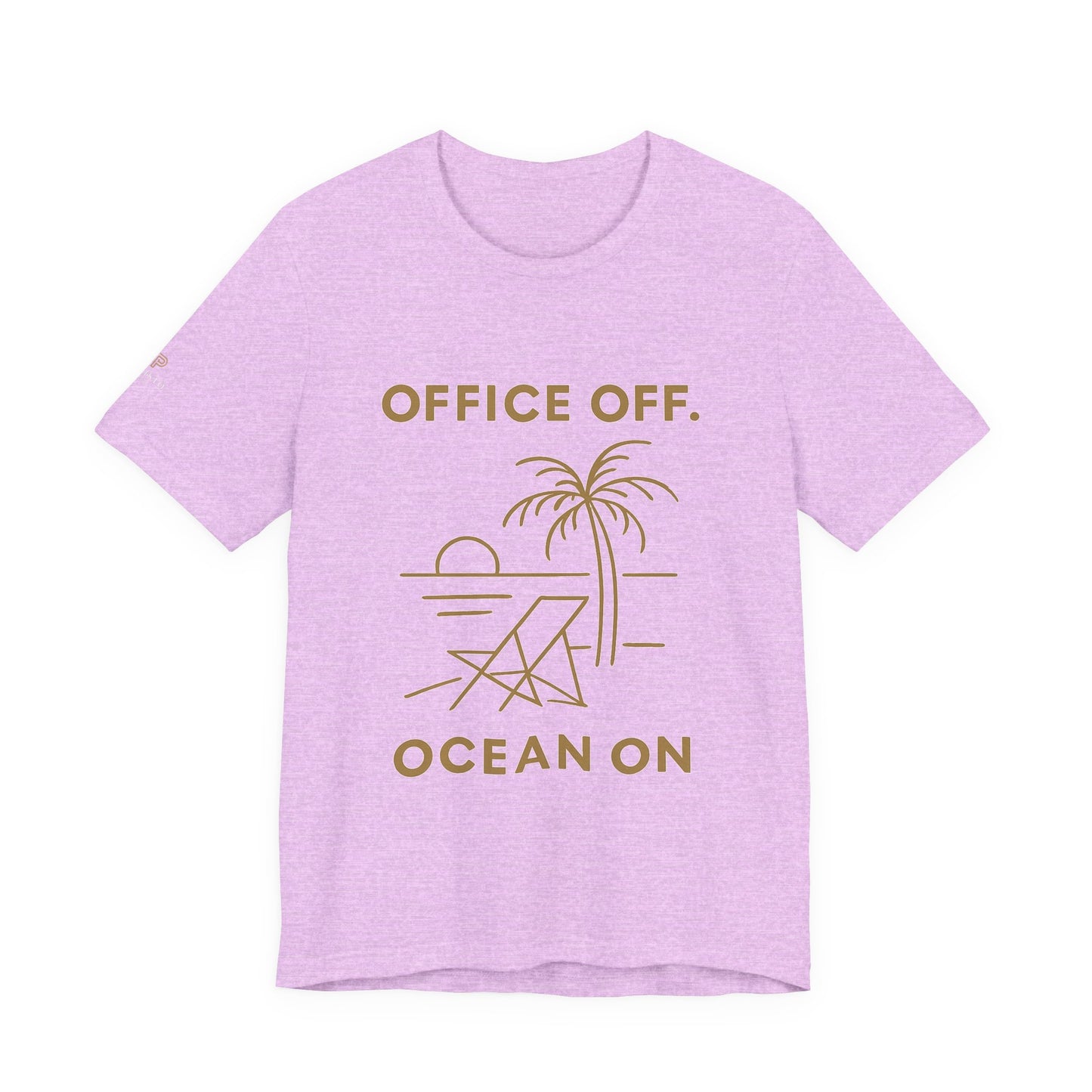Office Off, Ocean On Beach T-Shirt