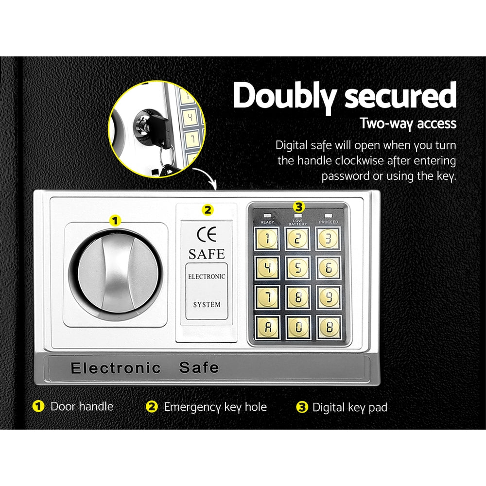 NNEDSZ -Electronic Safe Digital Security Box 20L